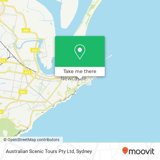 Mapa Australian Scenic Tours Pty Ltd