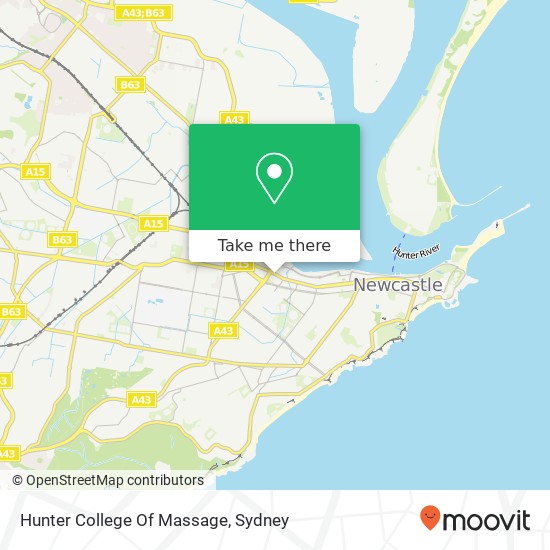 Hunter College Of Massage map