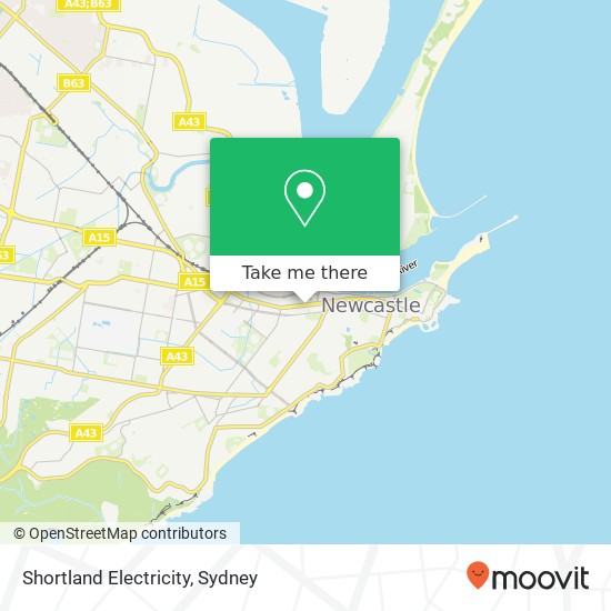 Shortland Electricity map