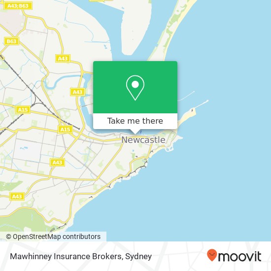 Mawhinney Insurance Brokers map