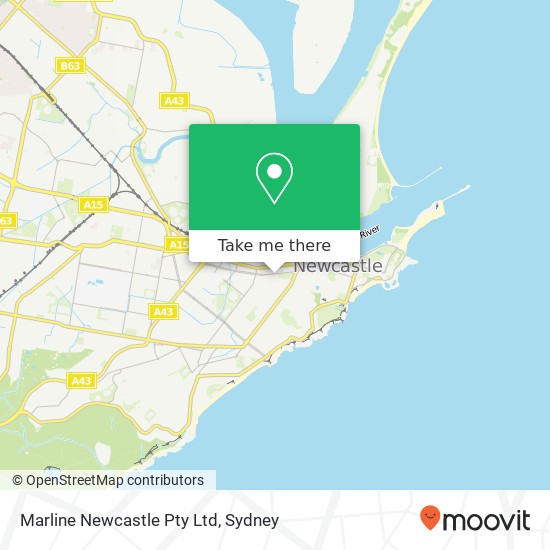 Marline Newcastle Pty Ltd map