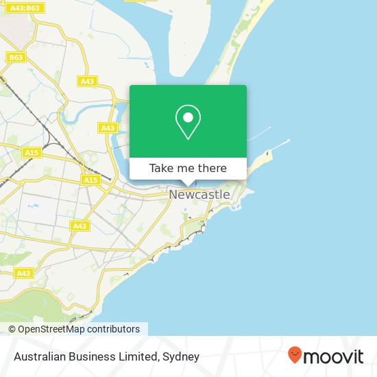 Australian Business Limited map