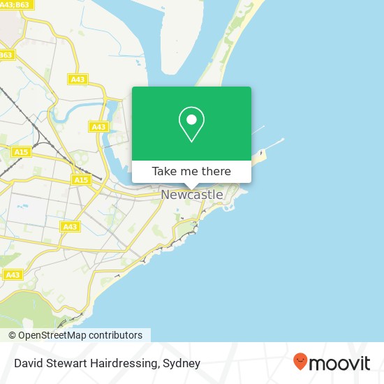 David Stewart Hairdressing map