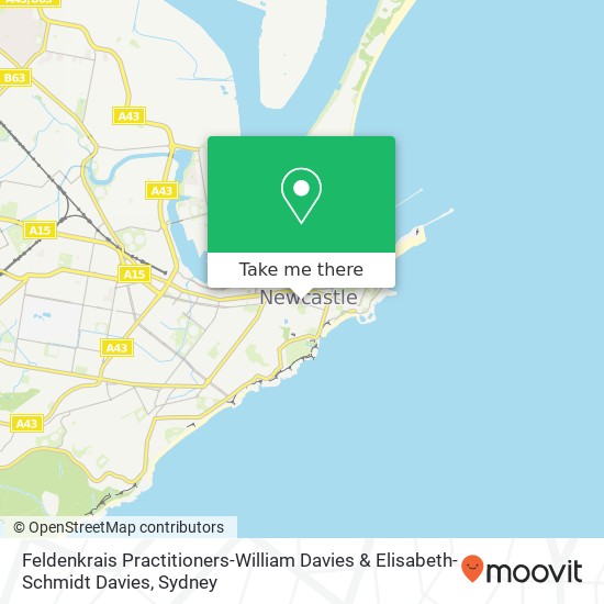 Feldenkrais Practitioners-William Davies & Elisabeth-Schmidt Davies map