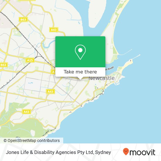 Jones Life & Disability Agencies Pty Ltd map