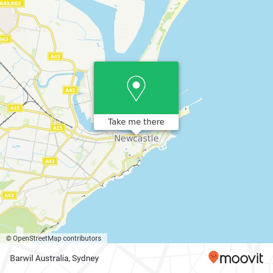 Barwil Australia map