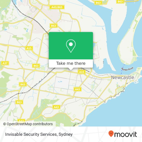 Invisable Security Services map