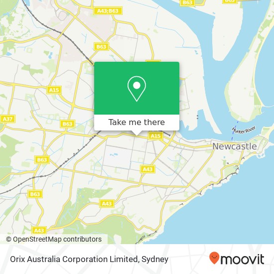 Orix Australia Corporation Limited map