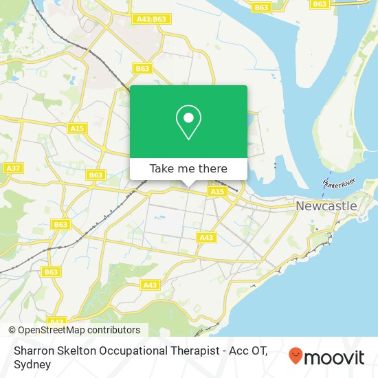 Sharron Skelton Occupational Therapist - Acc OT map