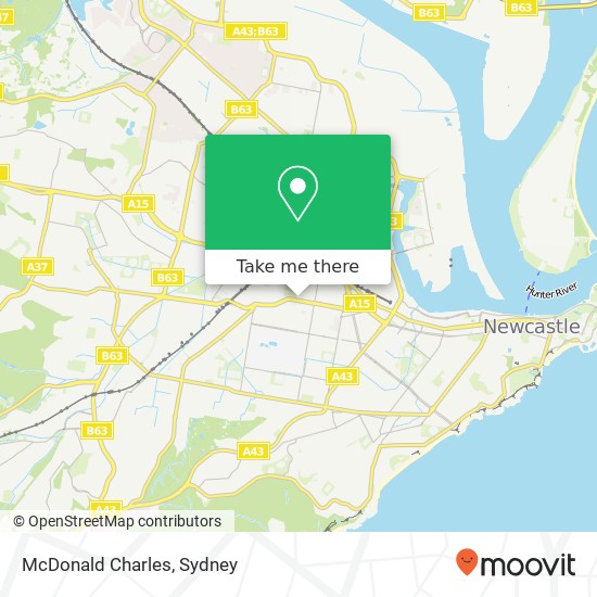 McDonald Charles map