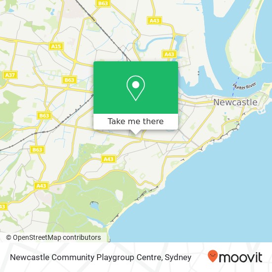 Newcastle Community Playgroup Centre map