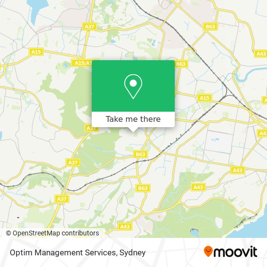 Optim Management Services map