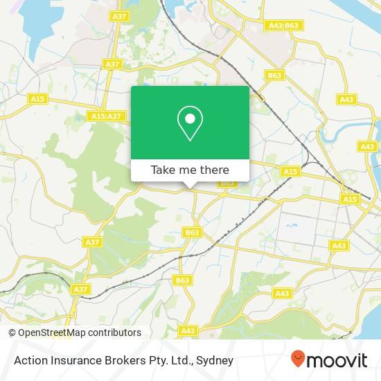 Action Insurance Brokers Pty. Ltd. map