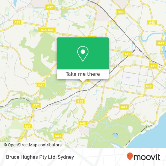 Bruce Hughes Pty Ltd map