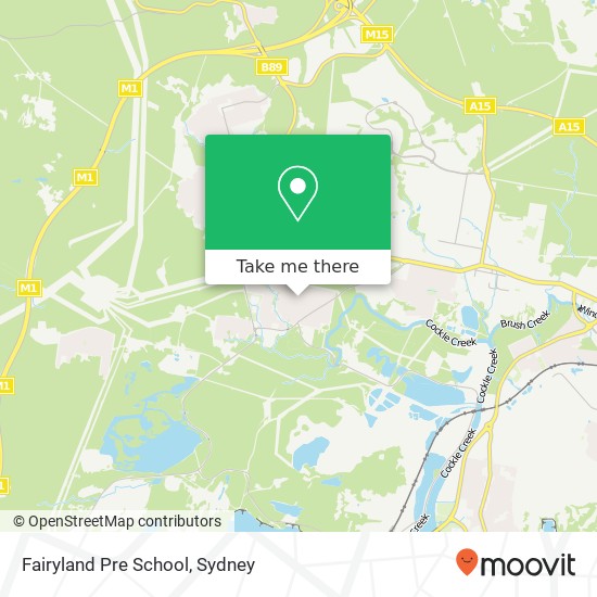 Fairyland Pre School map