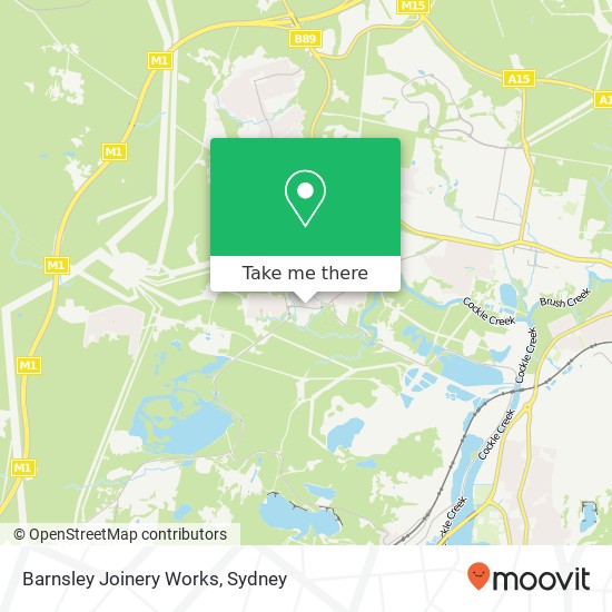 Barnsley Joinery Works map