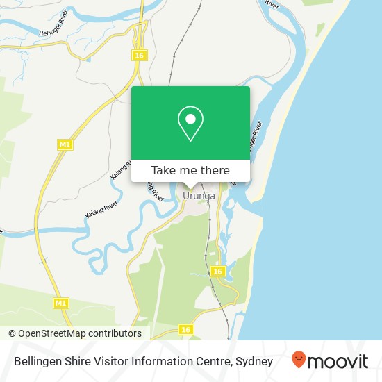 Bellingen Shire Visitor Information Centre map