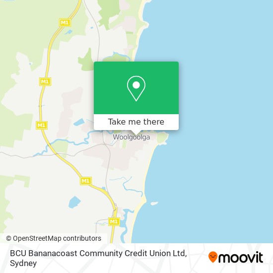 Mapa BCU Bananacoast Community Credit Union Ltd