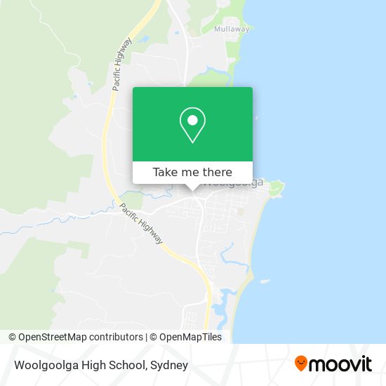 Woolgoolga High School map