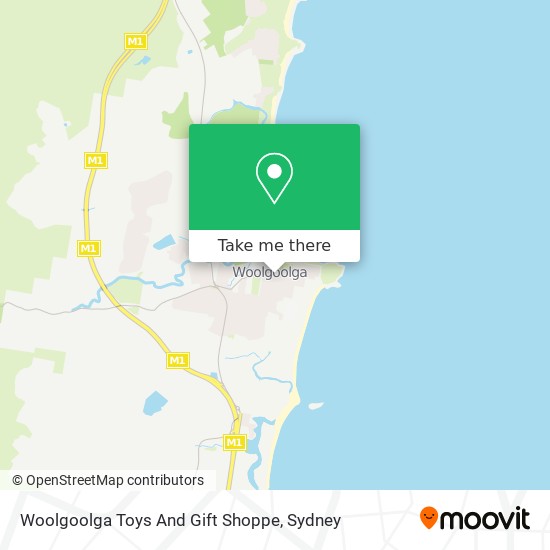 Mapa Woolgoolga Toys And Gift Shoppe