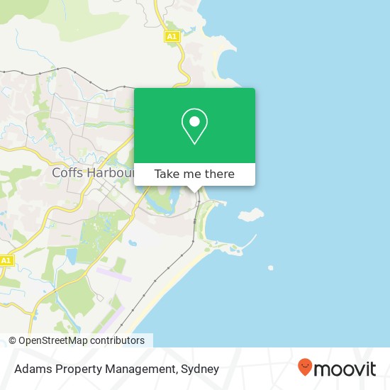 Adams Property Management map