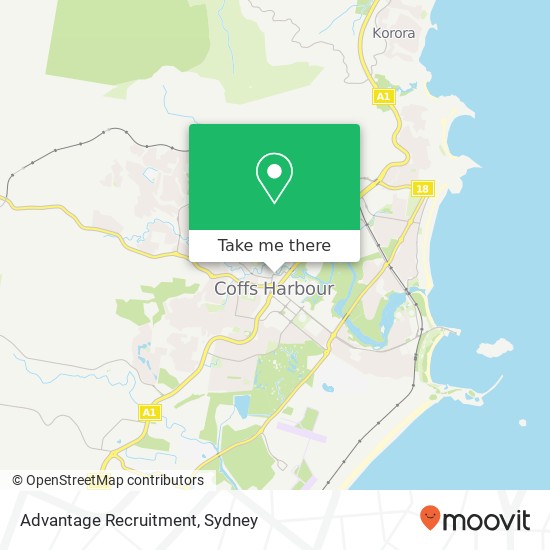 Advantage Recruitment map