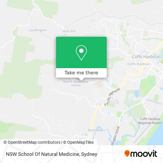 NSW School Of Natural Medicine map
