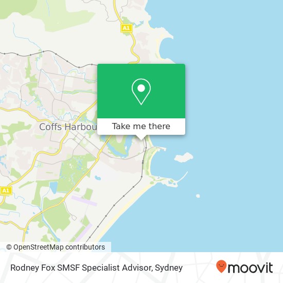 Rodney Fox SMSF Specialist Advisor map