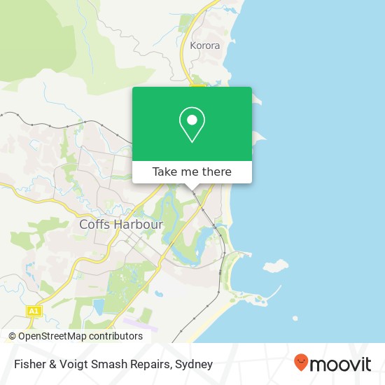 Fisher & Voigt Smash Repairs map
