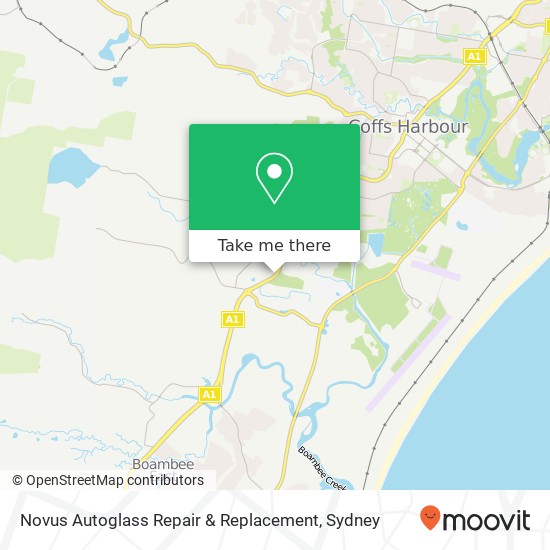 Novus Autoglass Repair & Replacement map