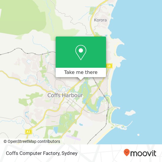 Coffs Computer Factory map