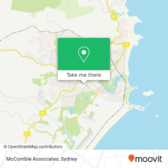 McCombie Associates map