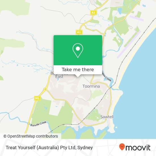 Treat Yourself (Australia) Pty Ltd map