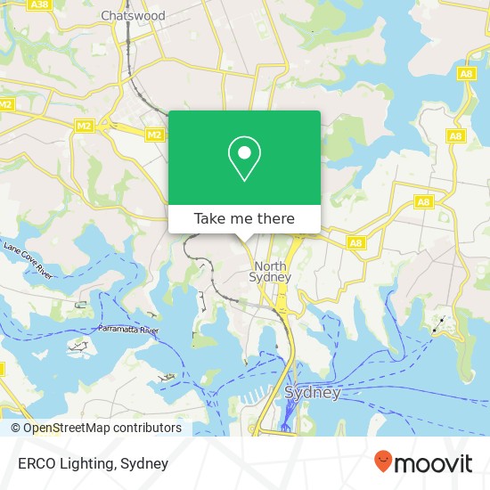 ERCO Lighting map