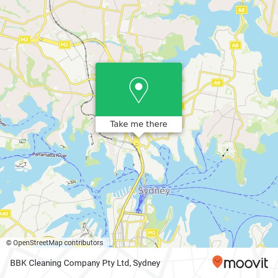 BBK Cleaning Company Pty Ltd map