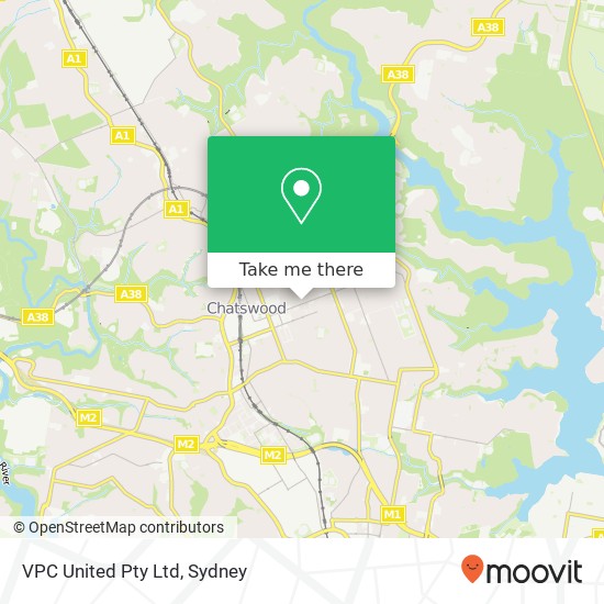 VPC United Pty Ltd map