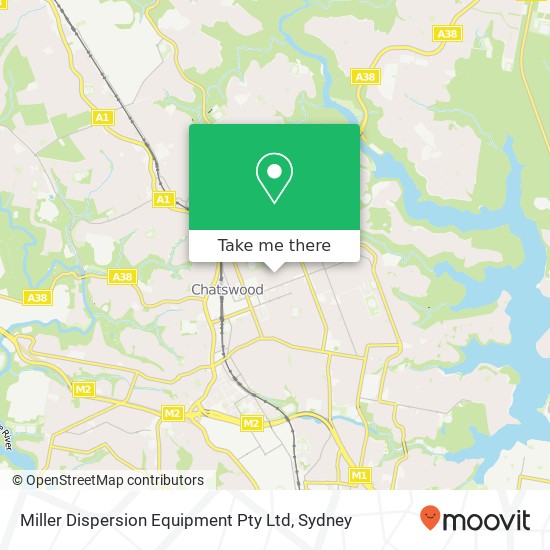 Mapa Miller Dispersion Equipment Pty Ltd