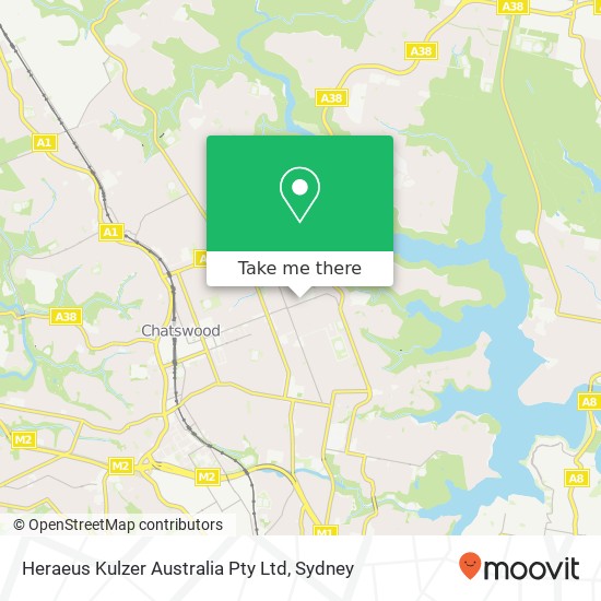 Heraeus Kulzer Australia Pty Ltd map