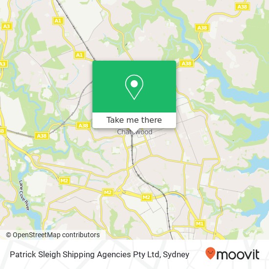 Patrick Sleigh Shipping Agencies Pty Ltd map