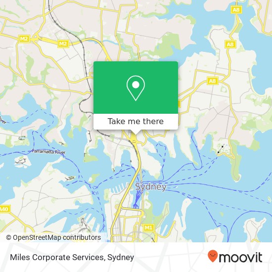 Miles Corporate Services map