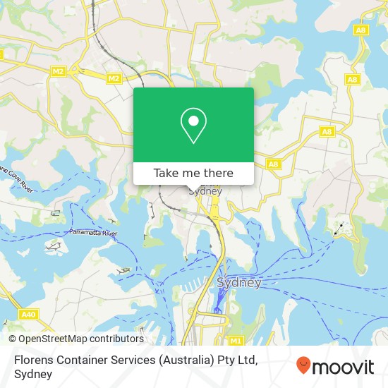 Florens Container Services (Australia) Pty Ltd map