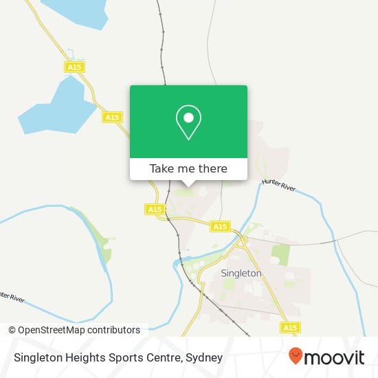 Mapa Singleton Heights Sports Centre