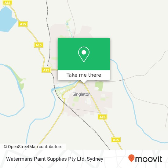 Watermans Paint Supplies Pty Ltd map