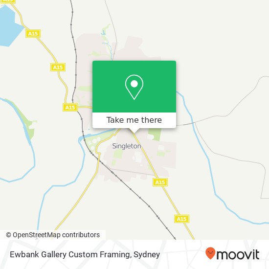 Ewbank Gallery Custom Framing map