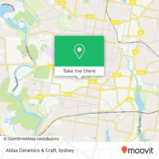 Aldax Ceramics & Craft map