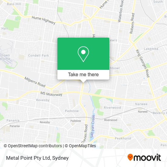Metal Point Pty Ltd map