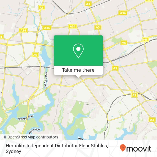 Herbalite Independent Distributor Fleur Stables map