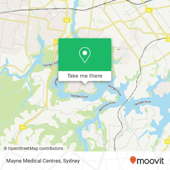 Mayne Medical Centres map