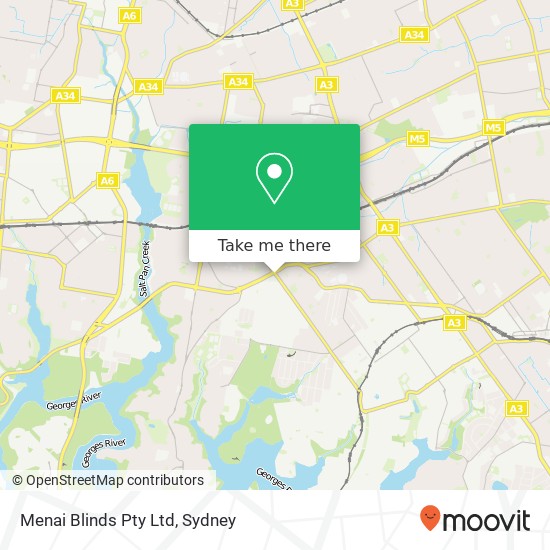 Menai Blinds Pty Ltd map