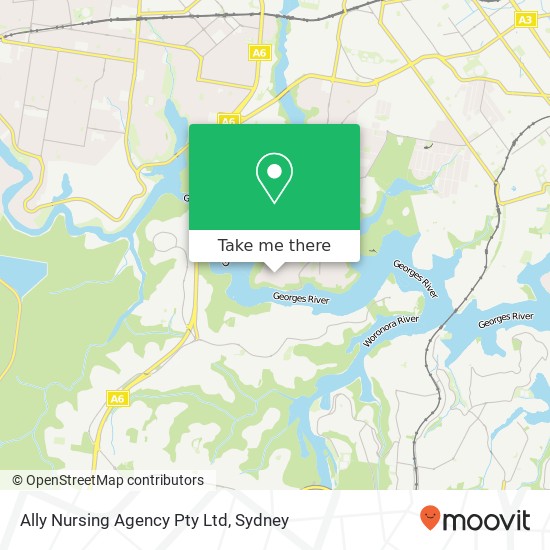 Ally Nursing Agency Pty Ltd map
